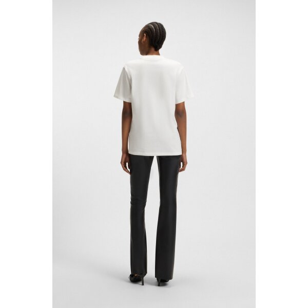 hbeu50545053_102_360 ΓΥΝΑΙΚΕΙΑ ΜΠΛΟΥΖΑ Cotton-jersey Happy HUGO graphic  50545053-102 - Image 6