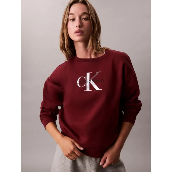 ΓΥΝΑΙΚΕΙΑ ΦΟΥΤΕΡ LS MONOLOGO FRENCH TERRY RLXD  CALVIN KLEIN LV047B234G-WCV - Image 5