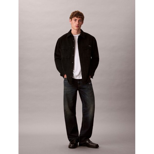 ΑΝΔΡΙΚΟ ΠΟΥΚΑΜΙΣΟ LS CORDUROY POCKET RELAXED SHI CALVIN KLEIN LV04RD106G-UB1 ΜΑΥΡΟ - Image 2