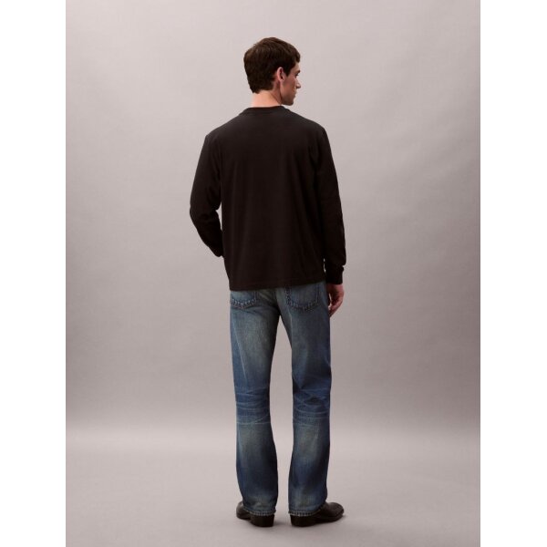 ΑΝΔΡΙΚΗ ΜΠΛΟΥΖΑ  LS EASY MONOGRAM TEE CALVIN KLEIN LV04RD247G-UB1 ΜΑΥΡΟ - Image 2