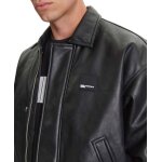 Ανδρικό μπουφάν δερματίνη KARL LAGERFELD JEANS A3M15035 μαύρο - Image 3