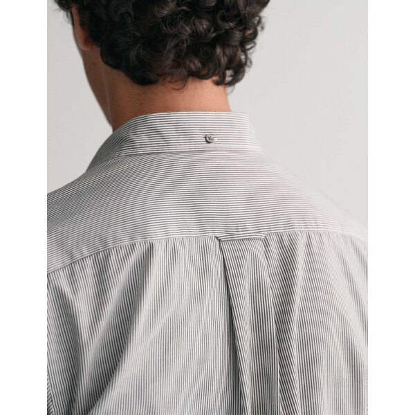 Ανδρικό Πουκάμισο με ρίγα GANT 3G3000140-G0005 μαύρο - Image 3