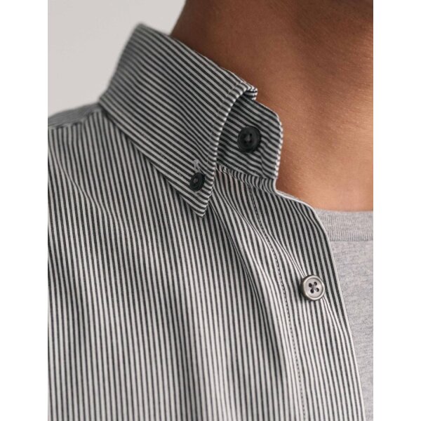 Ανδρικό Πουκάμισο με ρίγα GANT 3G3000140-G0005 μαύρο - Image 2