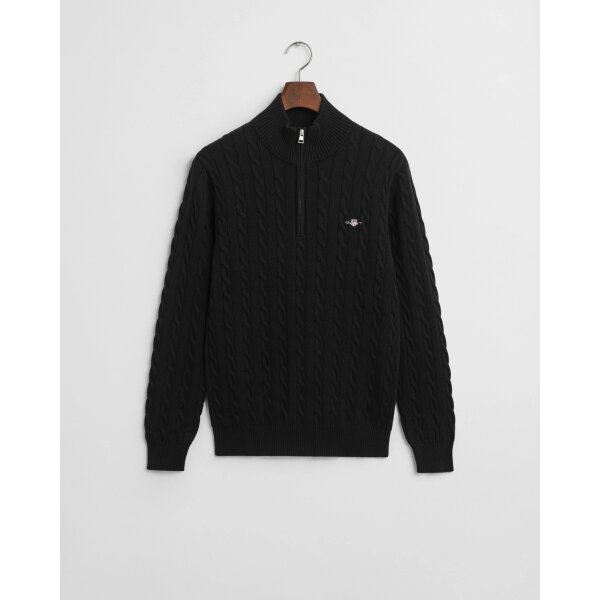 Ανδρική Μπλούζα Πλεχτή GANT 8050603-005 μαύρο - Image 2