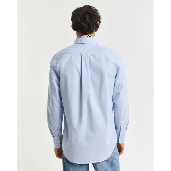 time__1744275946__202502-3000200-455-model-bv-1 Ανδρικό Πουκάμισο GANT 3G3000200-G0455 Γαλάζιο - Image 2