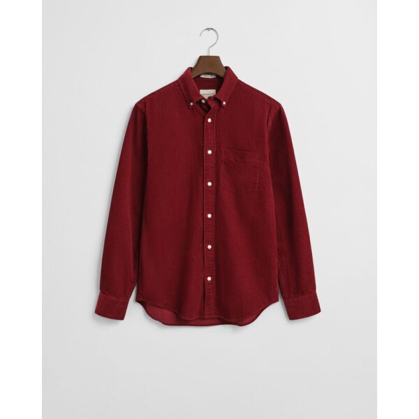 Ανδρικό Πουκάμισο κοτλέ GANT 3250230-604 Μπορντώ - Image 4