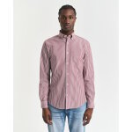 Ανδρικό Πουκάμισο ριγέ GANT 3000130-604 Μπορντώ