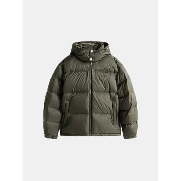 tommy-jeans-dm0dm22036-mrh-pewter-green ΑΝΔΡΙΚΟ ΜΠΟΥΦΑΝ TJM ALASKA DOWN PUFFER EXT TOMMY JEANS DM0DM22036-MRH - Image 1