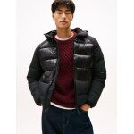 ΑΝΔΡΙΚΟ ΜΠΟΥΦΑΝ ΜΑΥΡΟ TJM HOODED GLOSS MATT PUFFER E TOMMY JEANS DM0DM22034-BDS