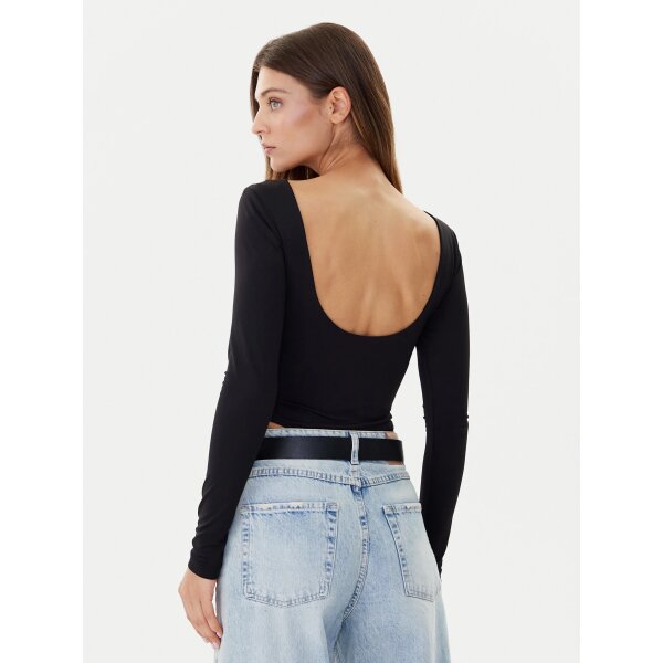 ΓΥΝΑΙΚΕΙΟ TJW SILVER SCRIPT LS BODY TOMMY JEANS DW0DW21574-BDS - Image 3