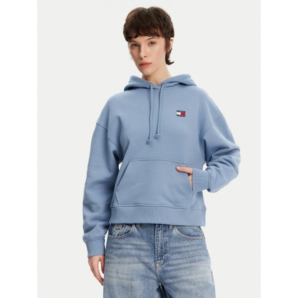 tommy-jeans-mplouza-badge-dw0dw19414-mple-boxy-fit-0000304642555 ΓΥΝΑΙΚΕΙΟ TJW BXY BADGE HOODIE EXT TOMMY JEANS DW0DW19414-C5Z - Image 1