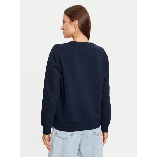 tommy-jeans-mplouza-dw0dw19959-skouro-mple-regular-fit-0000304132391 (2) ΓΥΝΑΙΚΕΙΟ TJW REG S FLAG CREW TOMMY JEANS DW0DW19959-C1G - Image 3