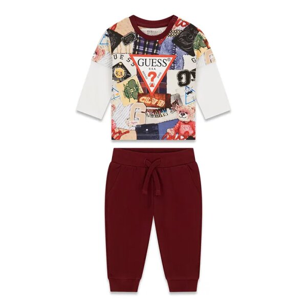 ΠΑΙΔΙΚΟ  SET LS T-SHIRT+ACTIVE PANTS  GUESS N5YG00K8HM4-GU0/P146 - Image 1