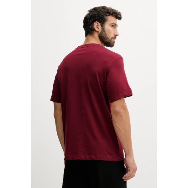w=1084,h=1626 Ανδρική μπλούζα κοντό μανίκι Hero Monologo Tee 20s CALVIN KLEIN LV04RB862G μπορντώ - Image 2