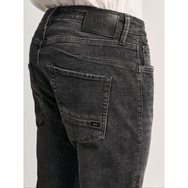 Ανδρικό Παντελόνι-Slim Τζιν Fit Simon STAFF GALLERY 5-829.734.GR.054 μαύρο - Image 2