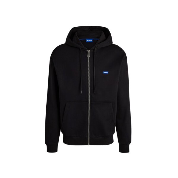 Ανδρική ζακέτα φούτερ με κουκούλα HUGO BLUE 50539895 μαύρο - Image 3