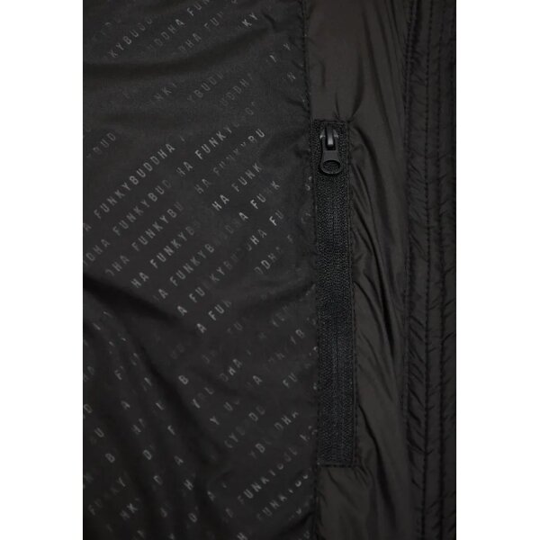 FBL012-100-01_BLACK_11 Γυναικείο Φουσκωτό Τζάκετ FUNKY BUDDHA FBL012-100-01-BLACK - Image 5