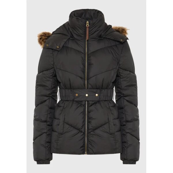 FBL012-100-01_BLACK_6 Γυναικείο Φουσκωτό Τζάκετ FUNKY BUDDHA FBL012-100-01-BLACK - Image 1