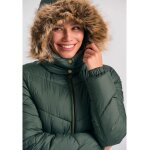 Γυναικείο Φουσκωτό Τζάκετ FUNKY BUDDHA FBL012-100-01-FOREST GREEN - Image 4
