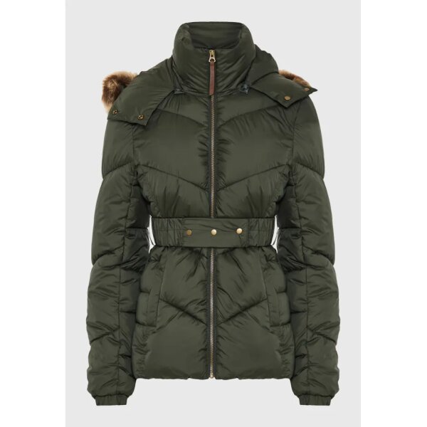 FBL012-100-01_FOREST_GREEN_6 Γυναικείο Φουσκωτό Τζάκετ FUNKY BUDDHA FBL012-100-01-FOREST GREEN - Image 5