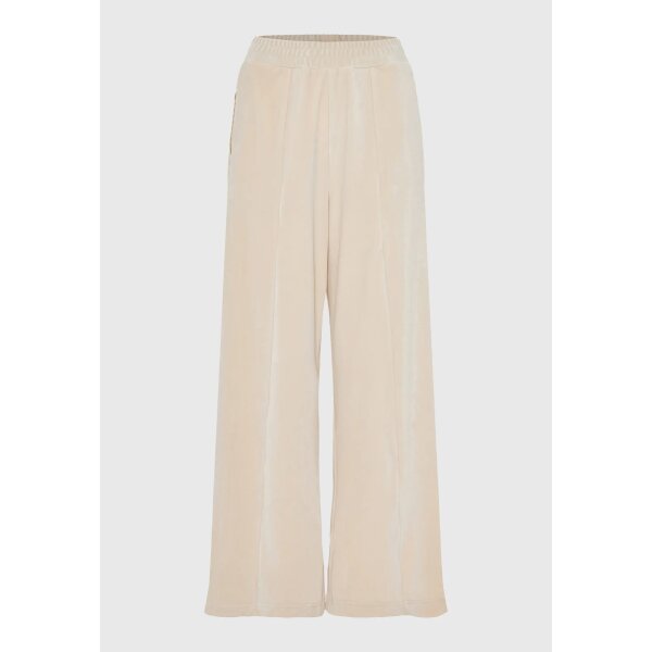 Γυναικείο Βελούδινο Παντελόνι FUNKY BUDDHA FBL012-101-02-CLOUD CREAM - Image 1