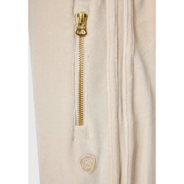Γυναικείο Βελούδινο Παντελόνι FUNKY BUDDHA FBL012-101-02-CLOUD CREAM - Image 3
