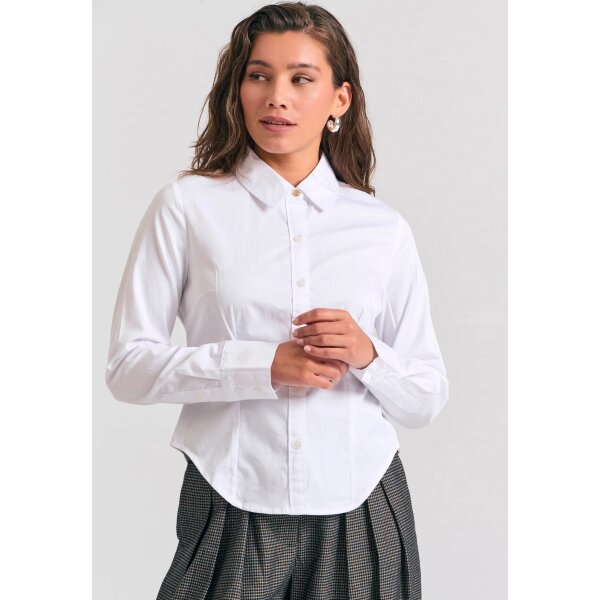 FBL012-105-05_WHITE_5 Γυναικείο Πουκάμισο Casual FUNKY BUDDHA FBL012-105-05-WHITE - Image 1