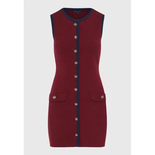 Γυναικείο Φόρεμα Μίνι FUNKY BUDDHA FBL012-106-13-WINE RED - Image 1