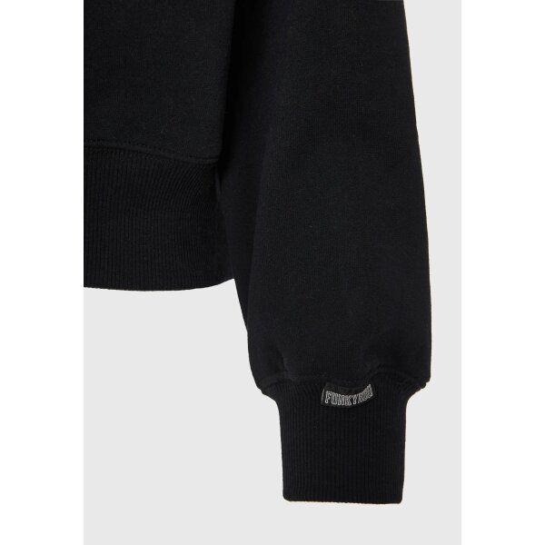 Γυναικείο Φούτερ Με Κουκούλα FUNKY BUDDHA FBL012-108-06-BLACK - Image 3