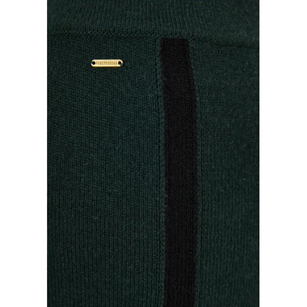 FBL012-110-02_DEEP_EMERALD_7 Γυναικείο Παντελόνι Wide Leg FUNKY BUDDHA FBL012-110-02-DEEP EMERALD - Image 2