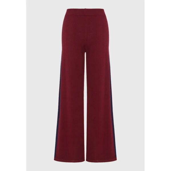 FBL012-110-02_WINE_RED_7 Γυναικείο Παντελόνι Wide Leg FUNKY BUDDHA FBL012-110-02-WINE RED - Image 2