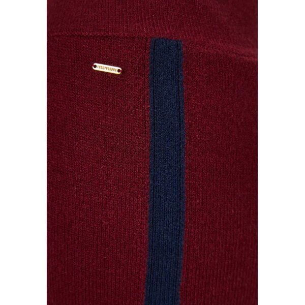 FBL012-110-02_WINE_RED_8 Γυναικείο Παντελόνι Wide Leg FUNKY BUDDHA FBL012-110-02-WINE RED - Image 3