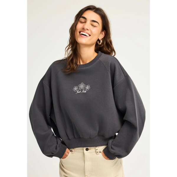 Γυναικείο Φούτερ Με Λαιμόκοψη FUNKY BUDDHA FBL012-111-06-ANTHRACITE - Image 4