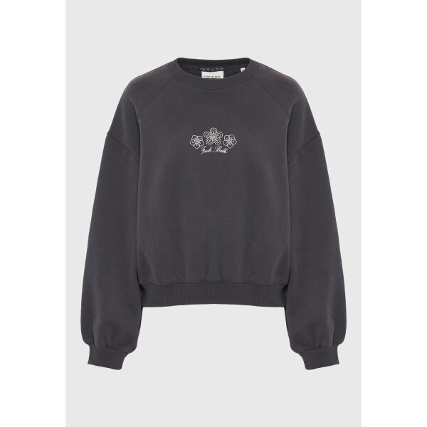 Γυναικείο Φούτερ Με Λαιμόκοψη FUNKY BUDDHA FBL012-111-06-ANTHRACITE - Image 5