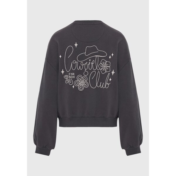 Γυναικείο Φούτερ Με Λαιμόκοψη FUNKY BUDDHA FBL012-111-06-ANTHRACITE - Image 6