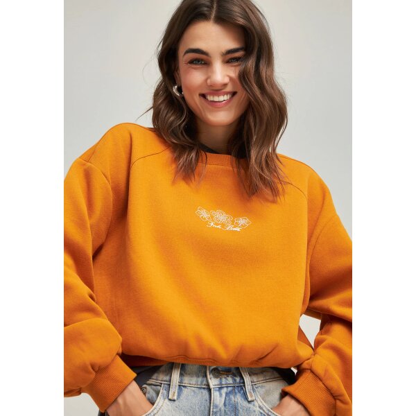 Γυναικείο Φούτερ Με Λαιμόκοψη FUNKY BUDDHA FBL012-111-06-RUSTIC CARAMEL - Image 3