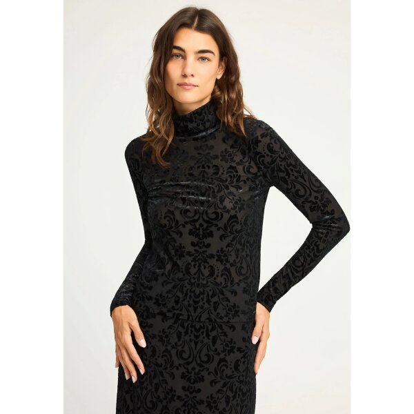 FBL012-113-07_BLACK_1 (1) Γυναικεία Μπλούζα Με Μακρύ Μανίκι FUNKY BUDDHA FBL012-113-07-BLACK - Image 1