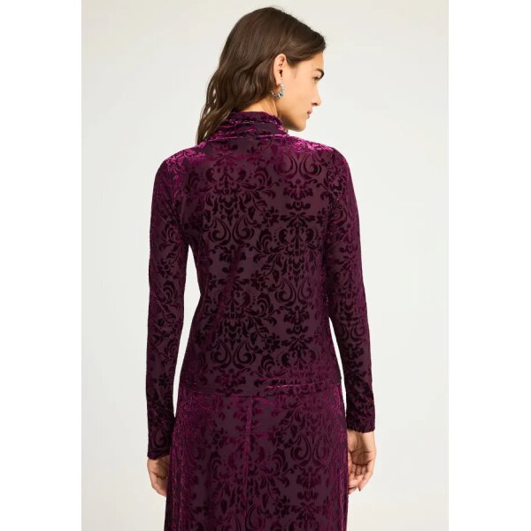 Γυναικεία Μπλούζα Με Μακρύ Μανίκι FUNKY BUDDHA FBL012-113-07-MERLOT - Image 3