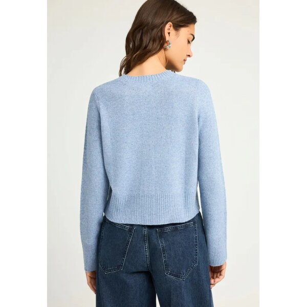 Γυναικεία Πλεκτή Ζακέτα FUNKY BUDDHA FBL012-113-09-BABY BLUE - Image 4