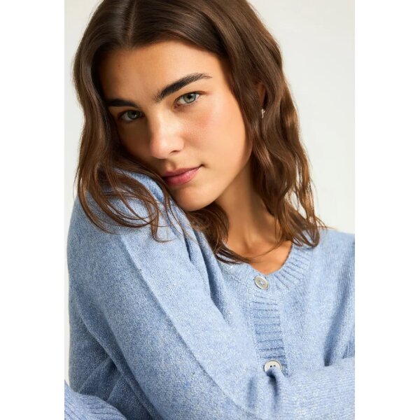 Γυναικεία Πλεκτή Ζακέτα FUNKY BUDDHA FBL012-113-09-BABY BLUE - Image 5