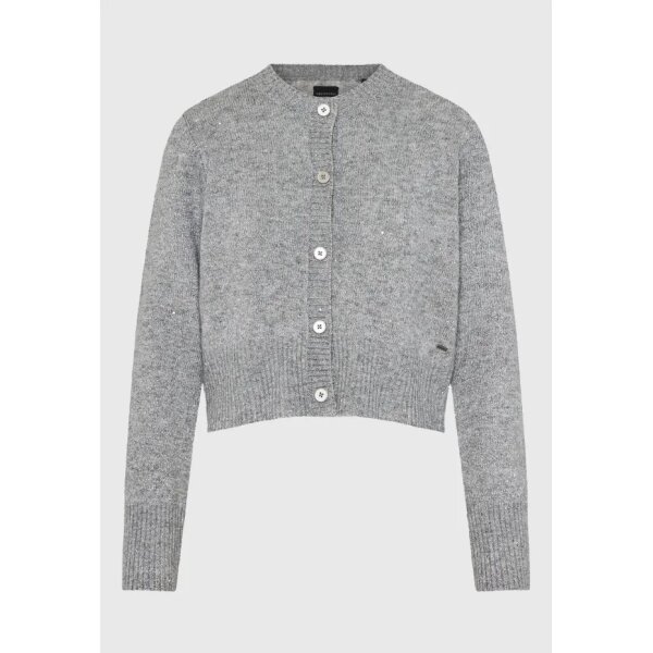 Γυναικεία Πλεκτή Ζακέτα FUNKY BUDDHA FBL012-113-09-GREY - Image 6