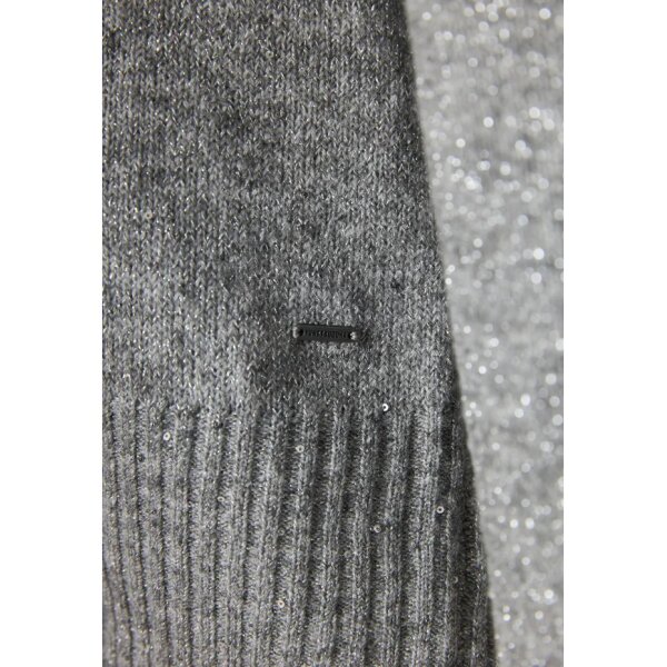 Γυναικεία Πλεκτή Ζακέτα FUNKY BUDDHA FBL012-113-09-GREY - Image 8