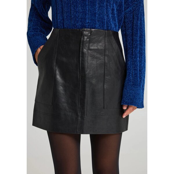 FBL012-117-14_BLACK_1 Γυναικεία Φούστα Μίνι FUNKY BUDDHA FBL012-117-14-BLACK - Image 1