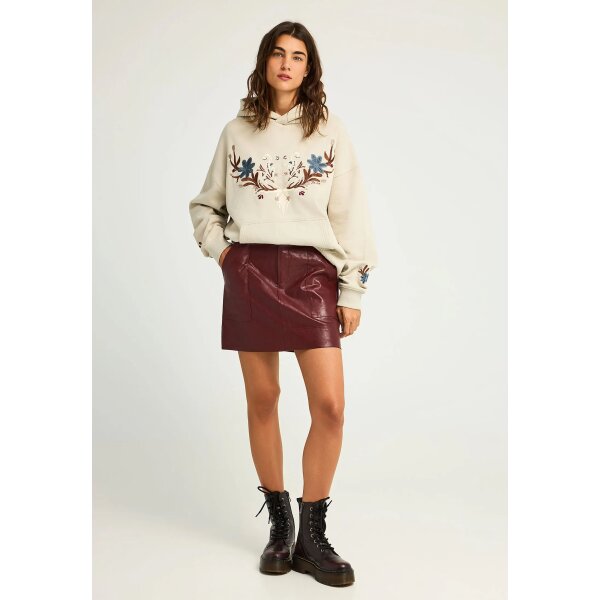 Γυναικεία Φούστα Μίνι FUNKY BUDDHA FBL012-117-14-MAROON - Image 2