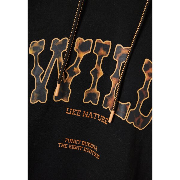 Γυναικείο Φούτερ Με Κουκούλα FUNKY BUDDHA FBL012-120-06-BLACK - Image 7