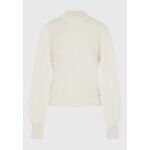 Γυναικείο Πλεκτό με Λαιμόκοψη FUNKY BUDDHA FBL012-123-09-WHITE - Image 4