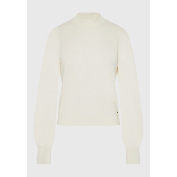 Γυναικείο Πλεκτό με Λαιμόκοψη FUNKY BUDDHA FBL012-123-09-WHITE - Image 4