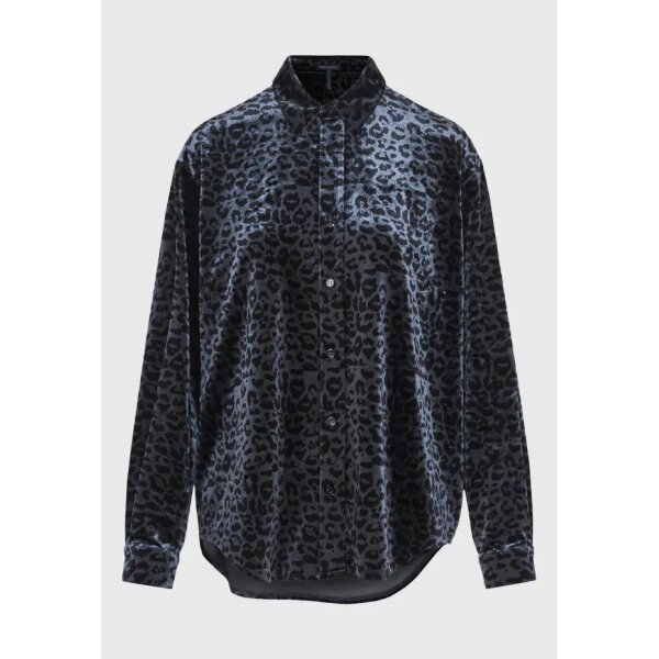 FBL012-125-05_ANTHRACITE_6 Γυναικείο Πουκάμισο Casual FUNKY BUDDHA FBL012-125-05-ANTHRACITE - Image 1