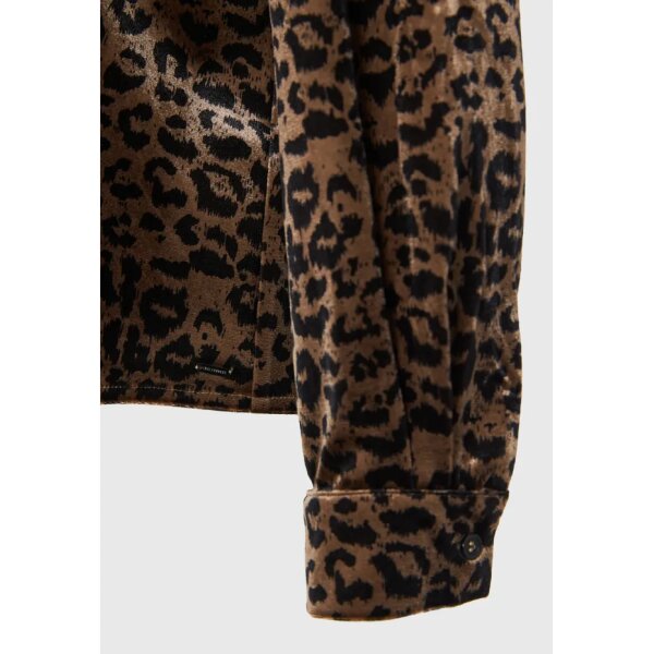 Γυναικείο Πουκάμισο Casual FUNKY BUDDHA FBL012-125-05-CIGAR - Image 4