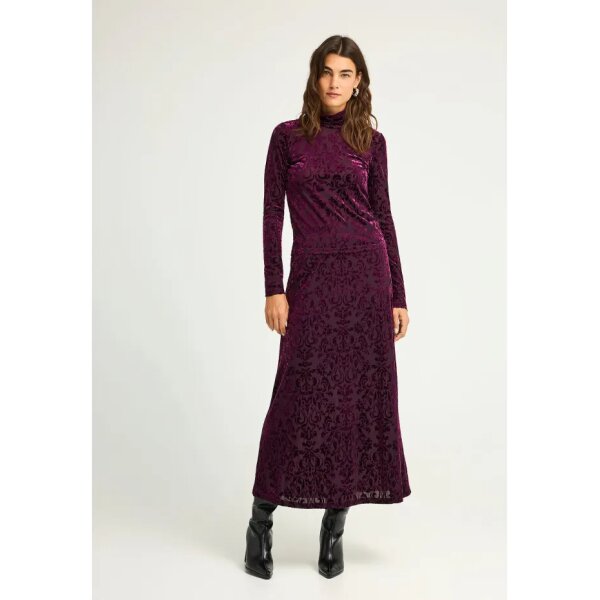 Γυναικεία Φούστα Μάξι FUNKY BUDDHA FBL012-128-14-MERLOT - Image 1